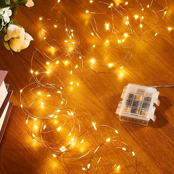 1 Pack 32.8 Ft. Battery Operated Outdoor String Lights - Image 3