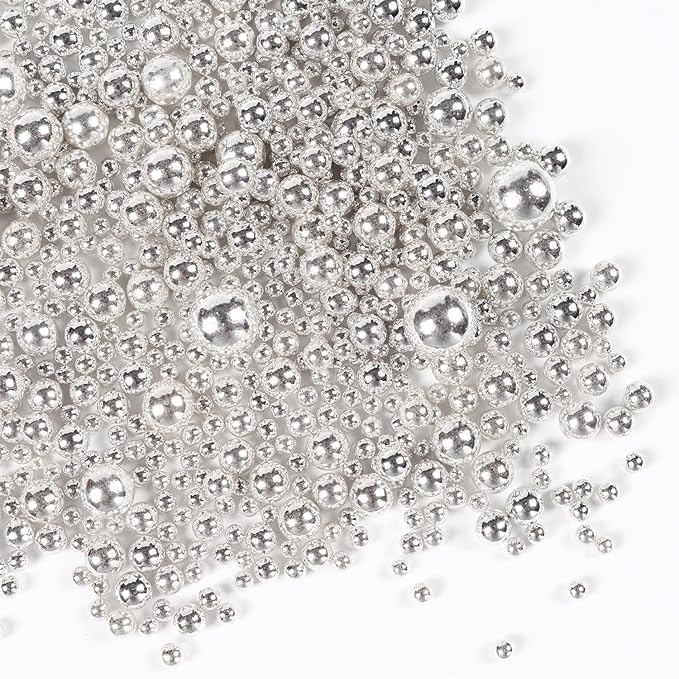 Pearls for Cake Decorating, and Ice Cream Topping.120g by Milovin
