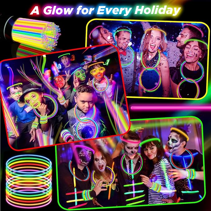 100Pcs Glow Sticks - Image 8