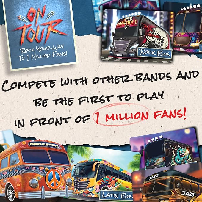 On Tour – Music Themed Card Game - Image 2