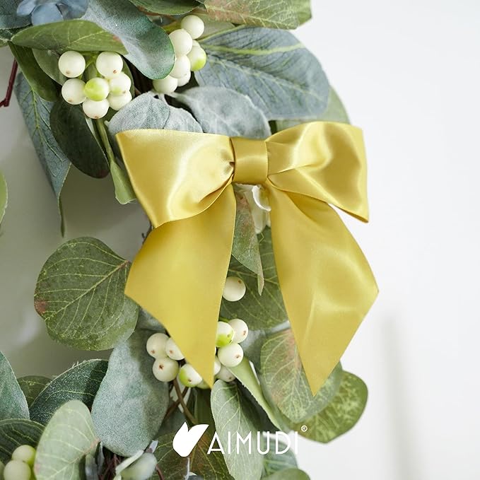 AIMUDI Gold Satin Bows 5.5" Bows - Image 9
