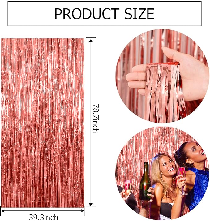 Rose Gold Party Decor 3 Pack - Image 7
