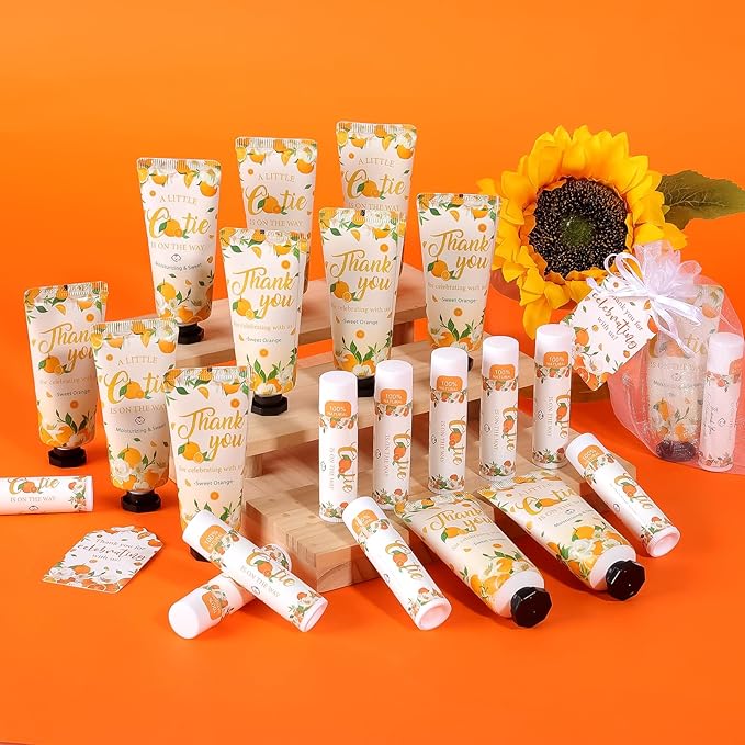 50 Pack Bulk Hand Cream and Bulk Lip Balm Gifts Sets, Bridal Shower Favors and - Image 7