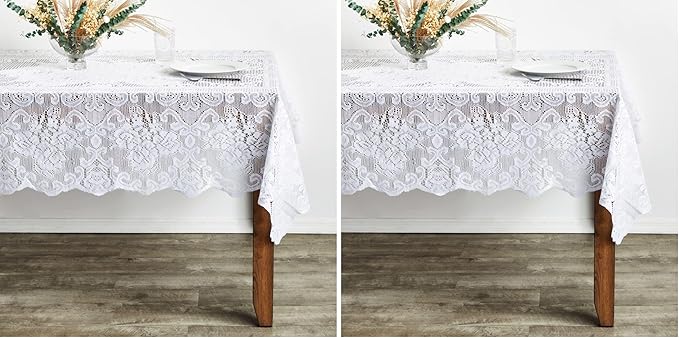Juvale Rectangular Lace Tablecloth by Juvale
