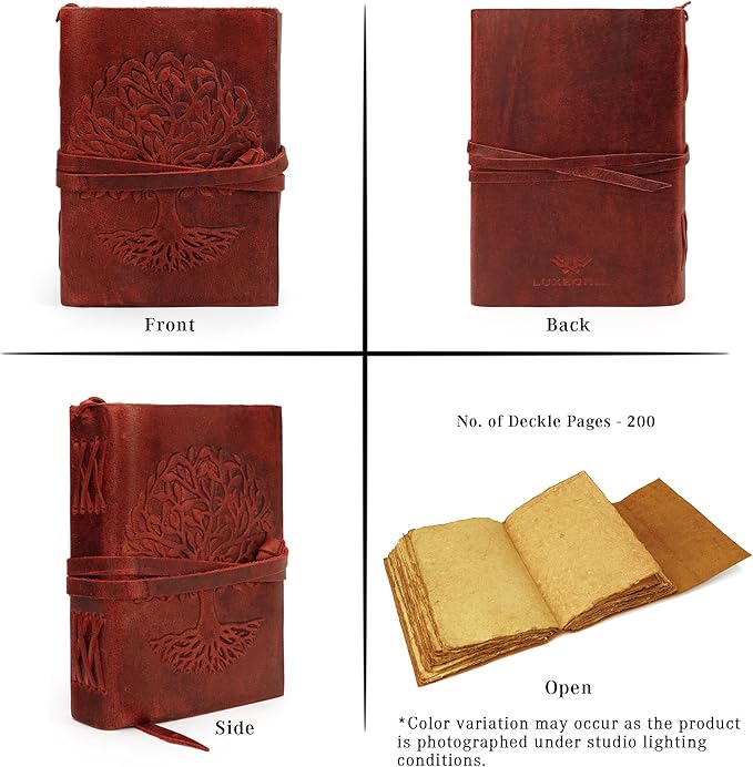LUXEORIA Tree Of Life Leather Journal - Image 6