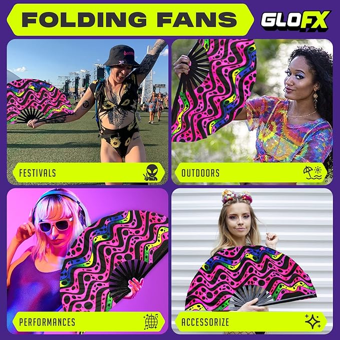 GloFX Folding Fan - Image 3