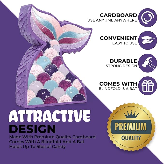 Mermaid Tail Pinatas Bundle - Image 4