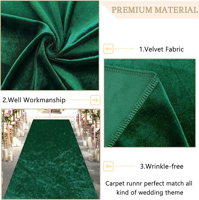 MODFUNS Hunter Green Carpet Runner - Image 3