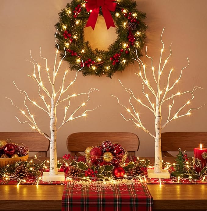 EAMBRITE Lighted Birch Tree Christmas Decorations Indoor - Image 5