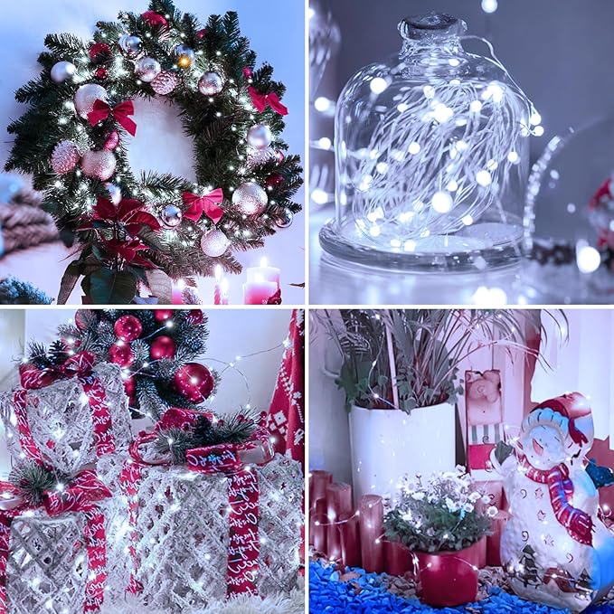 6 Pack Fairy Lights Battery Operated - 7ft 20 Led Twinkle Lights 3 Modes - Image 8