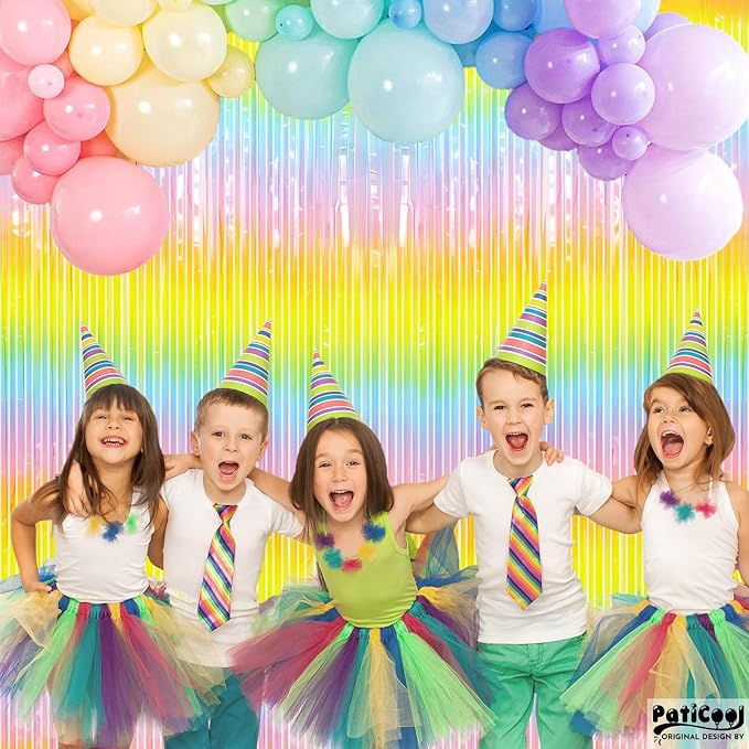 Easter Decorations Pastel Rainbow Streamers - Image 5