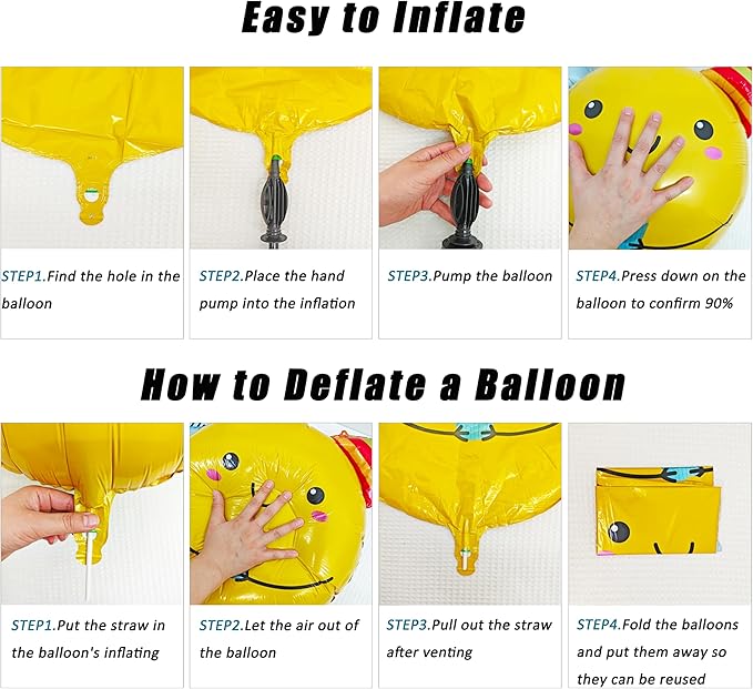 Cute Smiling Foil Balloon Sunshine Smiley Face Party Decorations Happy Birthday - Image 3