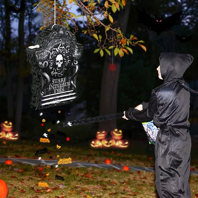 Halloween Tombstone Piñata Halloween Confetti Spooky Ghost Piñata - Image 2