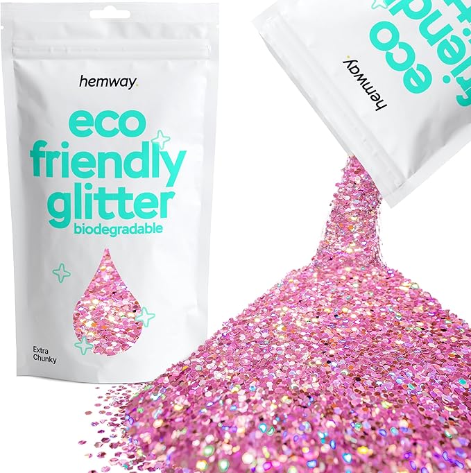 Hemway Eco Friendly Biodegradable Glitter 100g / 3.5oz Bio Cosmetic Safe by Hemway