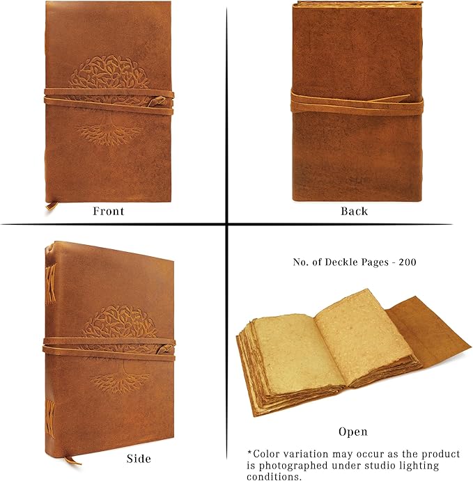 LUXEORIA Tree Of Life Leather Journal - Image 6