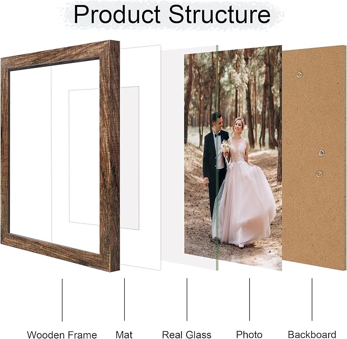 11x14 Picture Frame Set of 4 - Image 3
