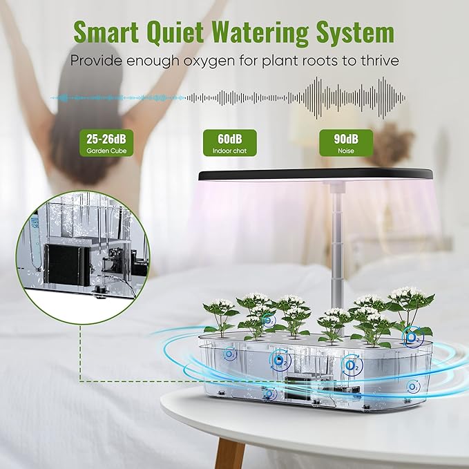 Indoor Garden Hydroponics Growing System 12 Pods, Indoor Herb Garden - Image 4