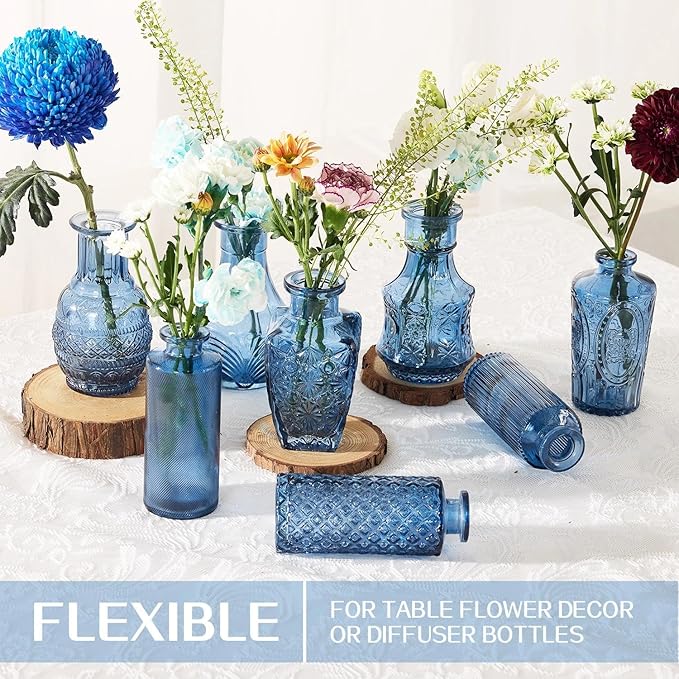 Mini Bud Vases As Wedding Centerpieces - Image 4