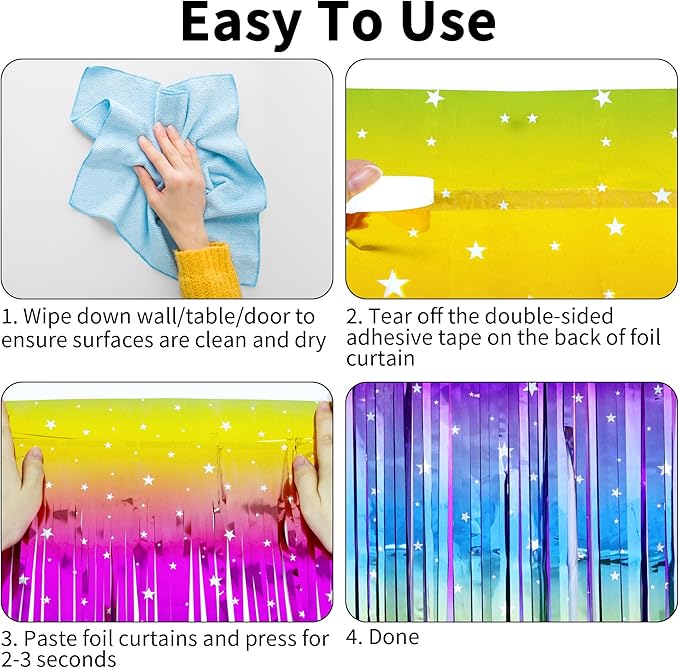Rainbow Streamers Party Decorations - Image 8