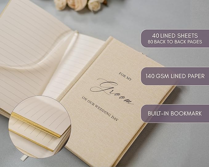 For my Groom/Bride Hard Cover Vow Books - Image 6