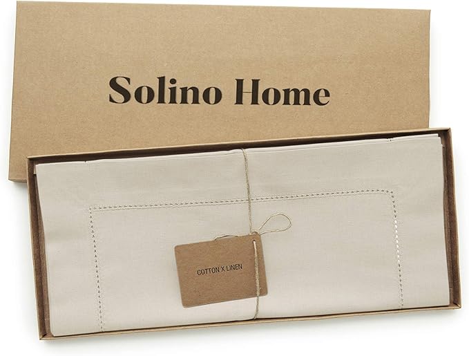 Solino Home Cotton Linen Table Runner 120 Inches Long - Image 5