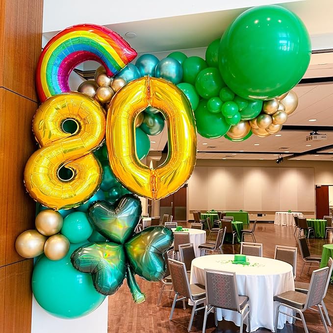 90pack Green Balloons Different Size 18/12/10/5 Inch Green Balloon Garland Arch - Image 6