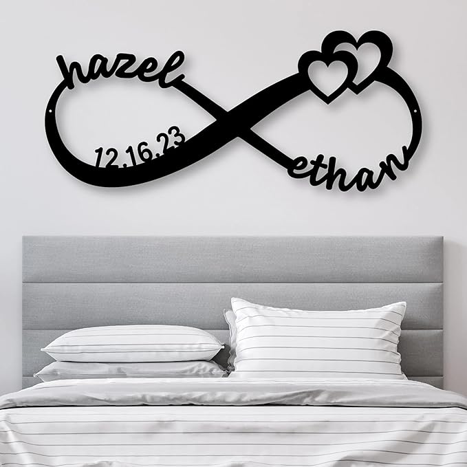 NAZENTI Personalized Metal Sign Infinity Gift - Image 6