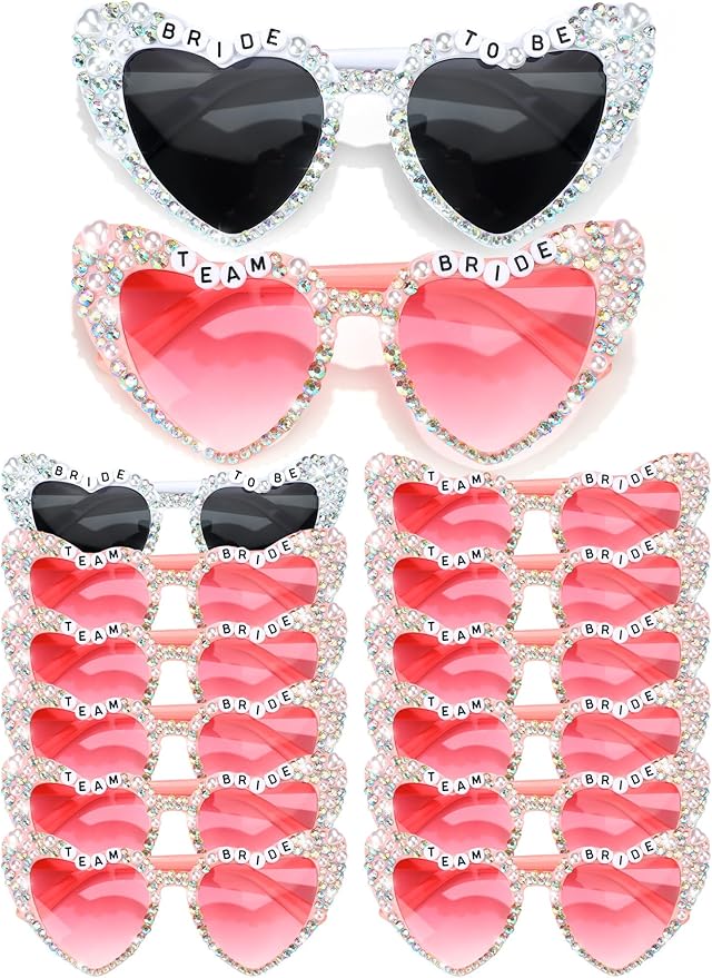 12 Pcs Bachelorette Party Sunglasses by Mootycapa
