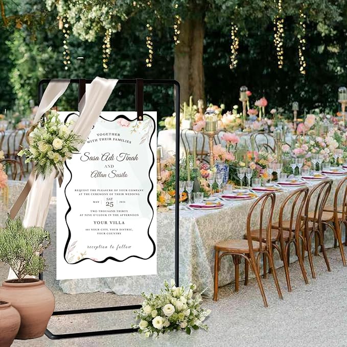 Wedding Welcome Sign Stand, Seating Charts & Posters - Image 5