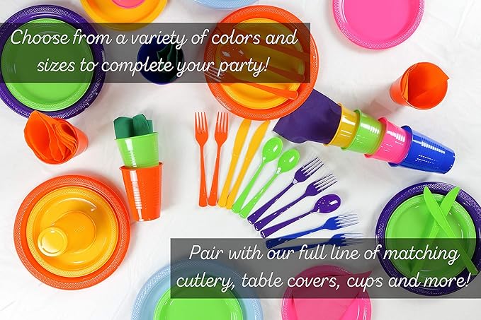 Exquisite 12-Pack Premium Plastic Tablecloth 54in. x 108in. Rectangle Table - Image 5