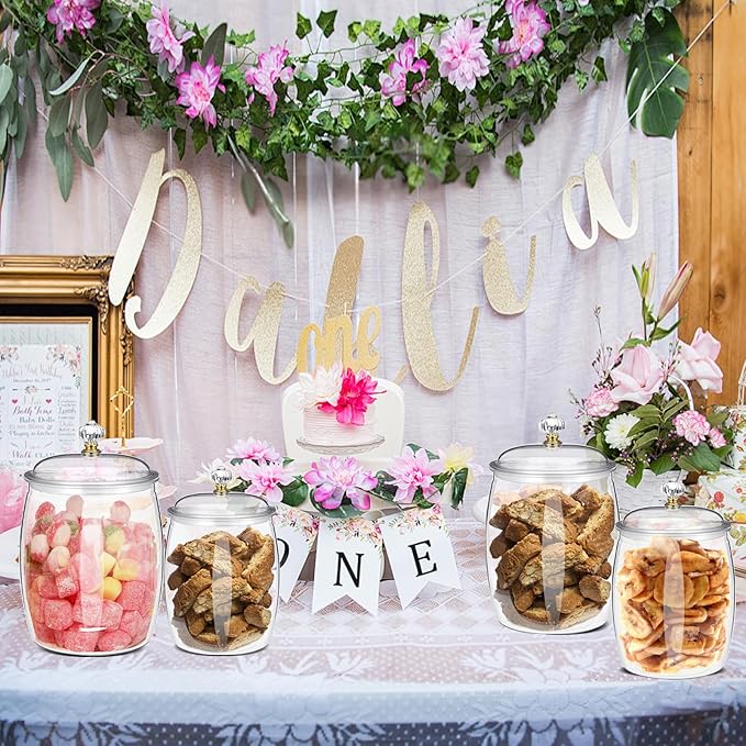 4 Pcs 64 oz 90 oz Candy and Cookie Jar - Image 6