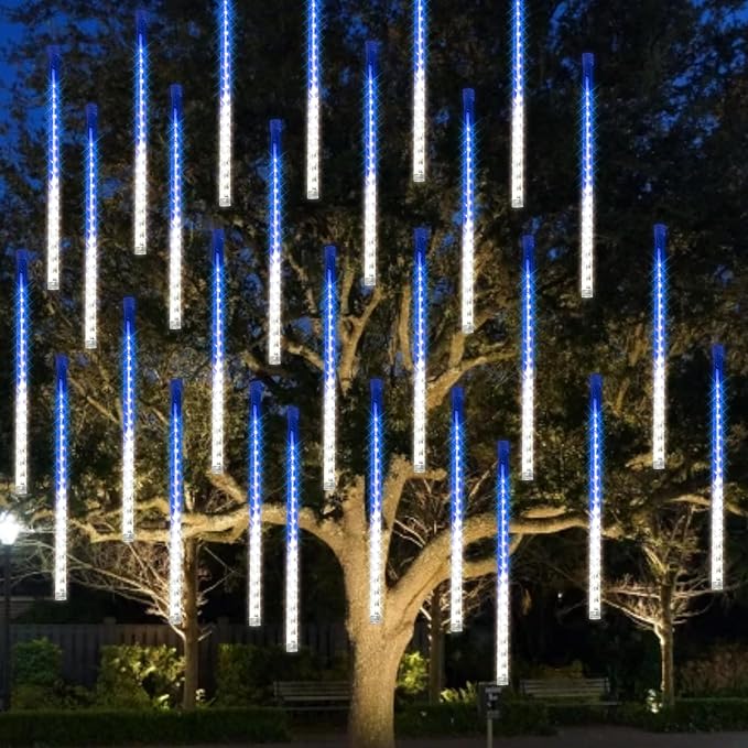 Dazzle Bright 288 LED Christmas Light, 11.8 Inch Meteor Shower Rain Lights - Image 7
