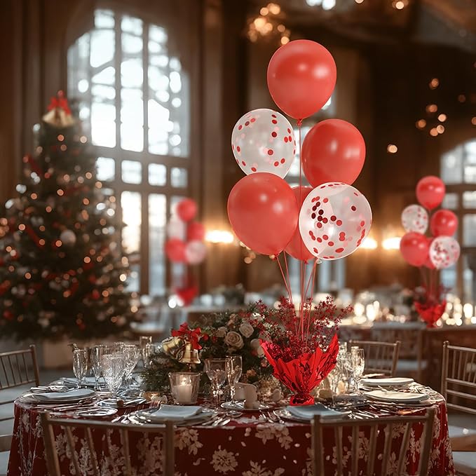 2 Set Red Balloon Table Centerpieces - Image 8