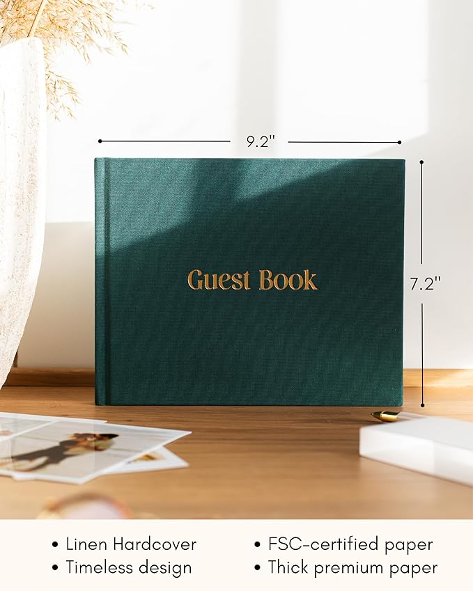 Lamare Wedding Guest Book – Elegant Guest Book - Image 3