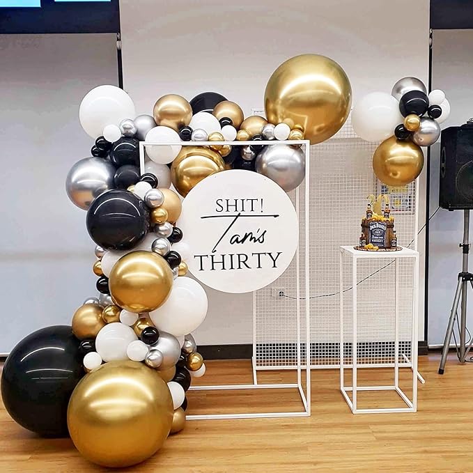 90pack Metallic Gold Balloons Different Size 18/12/10/5 Inch Chrome Gold - Image 5