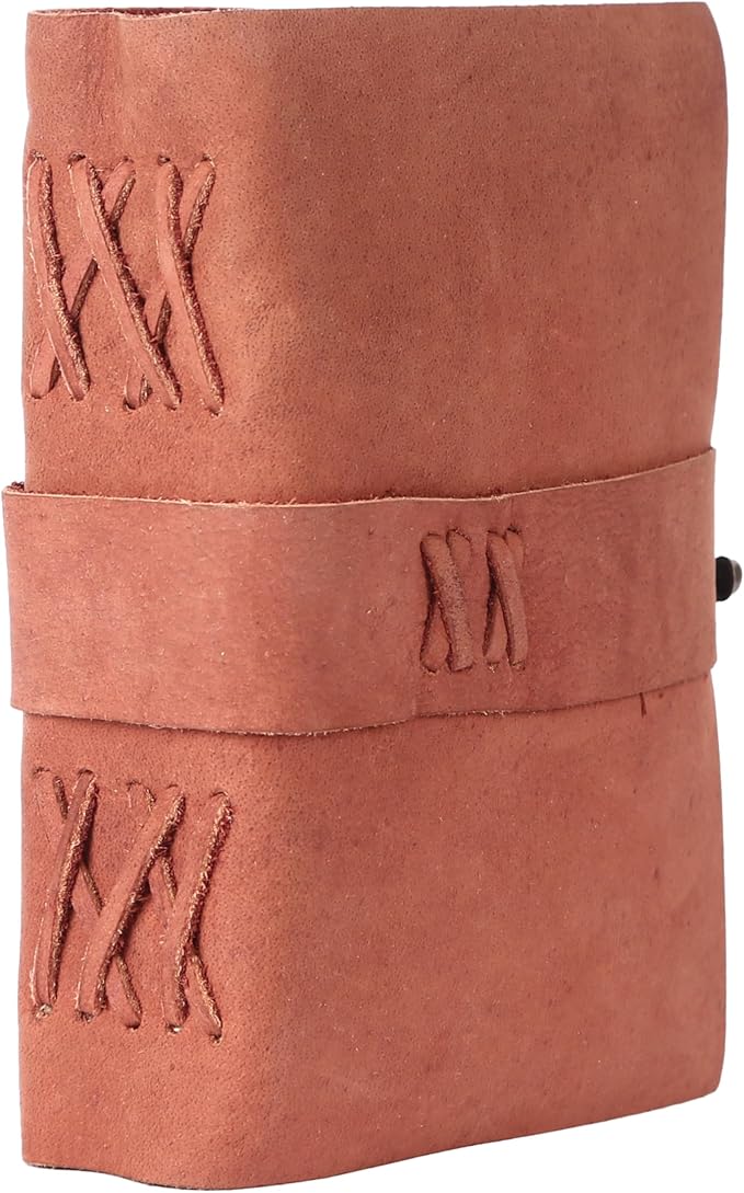 Vintage Leather Journal Handmade Buffalo Non-Refillable Deckle Edge Paper – - Image 3