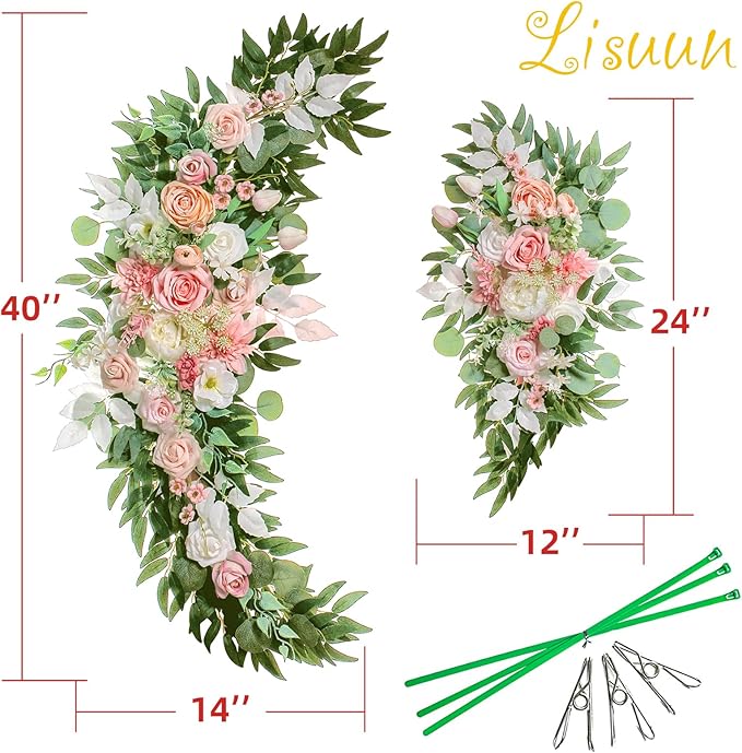 Wedding Arch Flowers, Artificial Flowers - Image 6