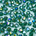 100pcs 8mm Bicone Crystal Glass Beads Loose Spacer Beads Faceted Craft Beads by LIMAOLLY