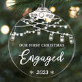 Our First Christmas 'Engaged' Ornament by Olicard