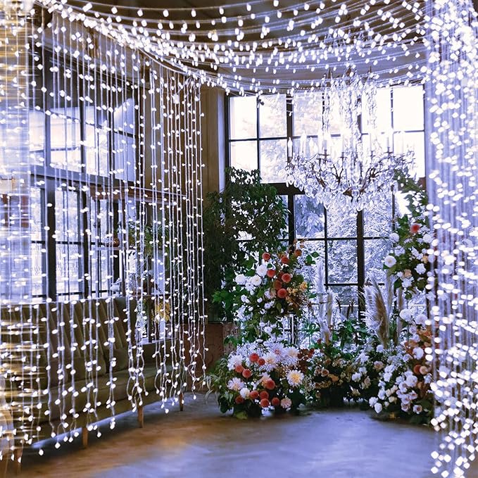 JMEXSUSS 250 LED White Christmas Lights Indoor Outdoor, 91.5ft Connectable - Image 7