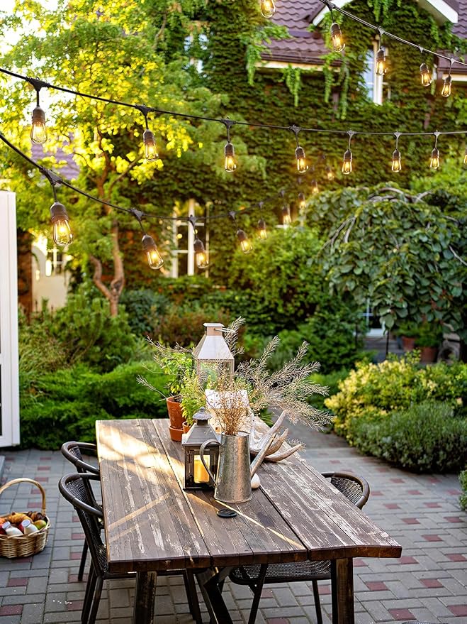 addlon 48 FT Outdoor String Lights Timer Control Commercial Grade Weatherproof - Image 8