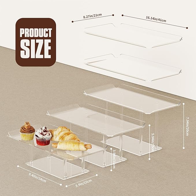 6 Pack Dessert Table Display Set - Image 2