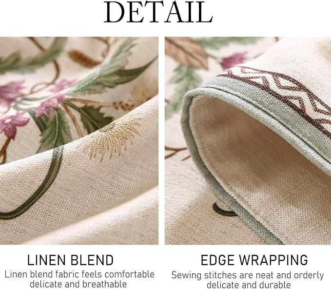 ISAENNE Designer French Country Linen Table Runner 118 Inches Extra Long - Image 5