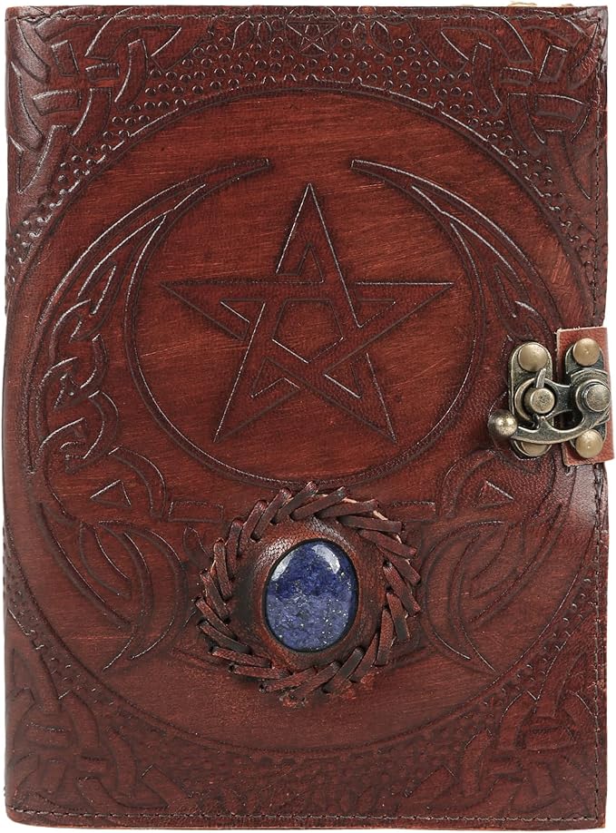Vintage Leather Journal Handmade Buffalo Non-Refillable Deckle Edge Paper – - Image 8