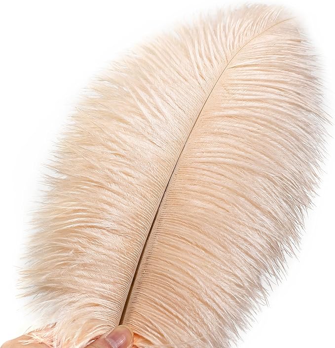 Ballinger Light Salmon Ostrich Feathers - Image 2