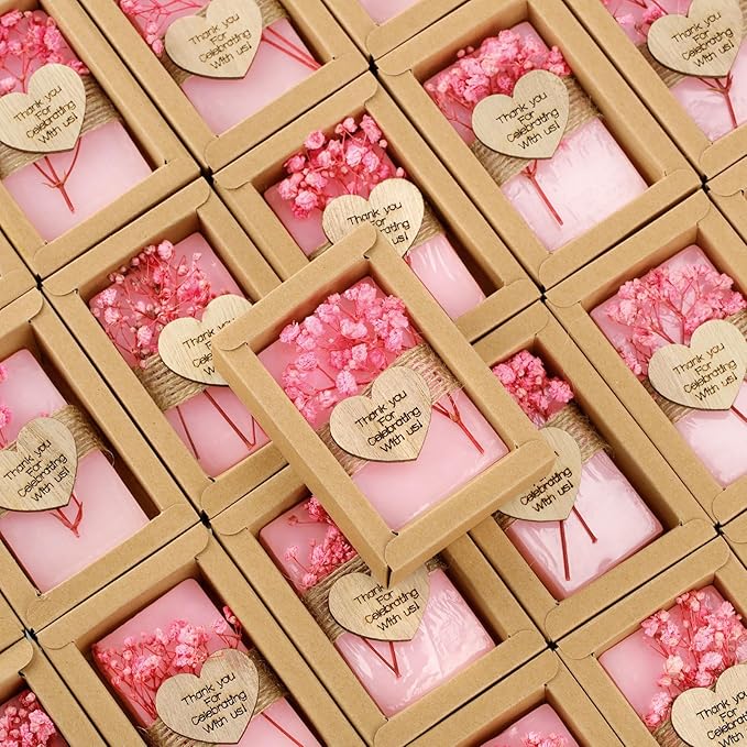 Demissle 30 Pcs Mini Scented Soap Wedding Party Favors Gifts Baby Shower Bridal by Demissle