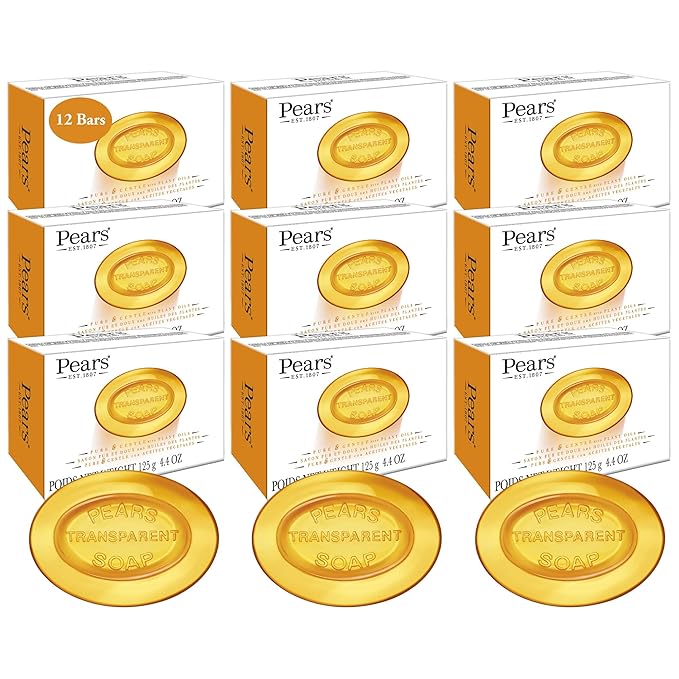 Pears Glycerin Soap, Transparent Amber by Pears