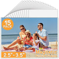 VNDUEEY 15 Pack Magnetic Picture Frames 2.5x3.5, Reusable Pocket Photo Frames by VNDUEEY