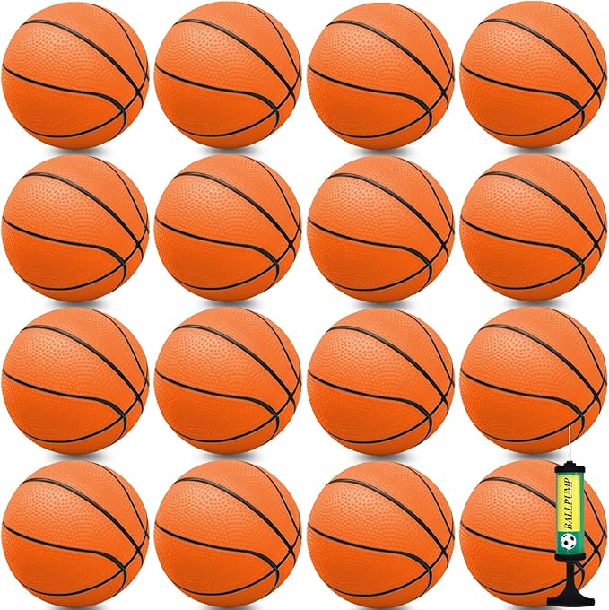 18 Pcs 5" Mini Basketball Set - Image 8