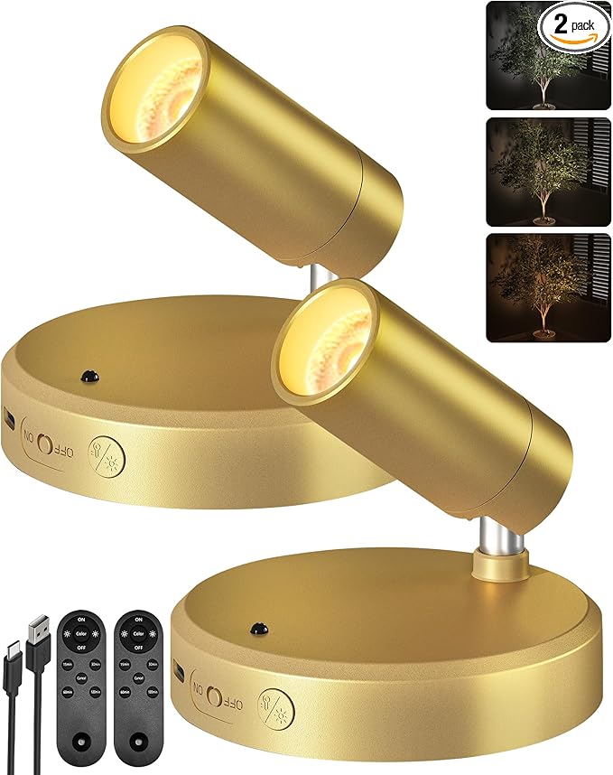 EZVALO LED Spotlight Indoor, 5500mAh Rechargeable Battery Uplighting Indoor by EZVALO